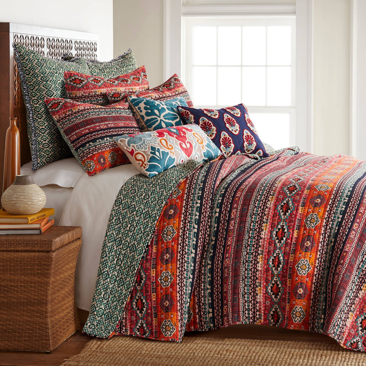 Levtex Home Vista Quilt Set and Shams, Twin
