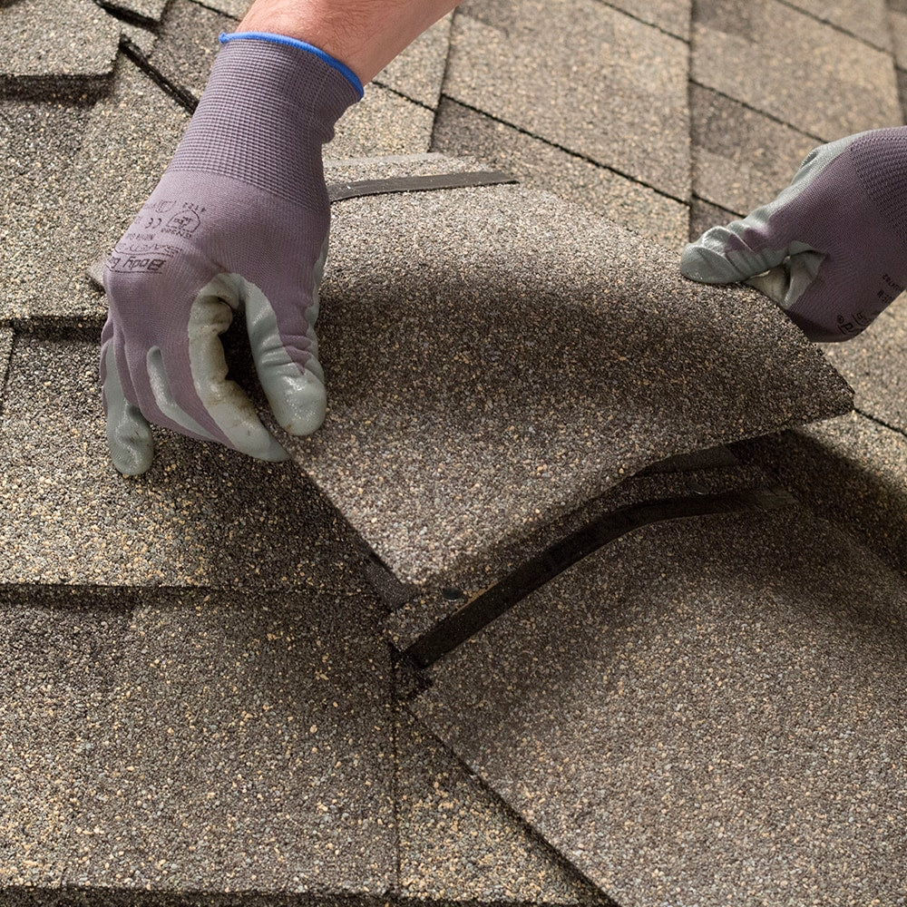 GAF TimberCrest 10-in Reflector Series Ridge Cap Shingles – Gold Amber – 20 Linear Feet (Box)