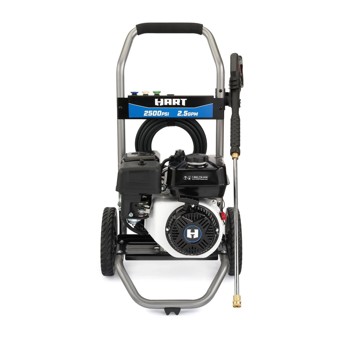 HART 2500PSI 2.5 GPM 212cc Cold Water Gas Pressure Washer