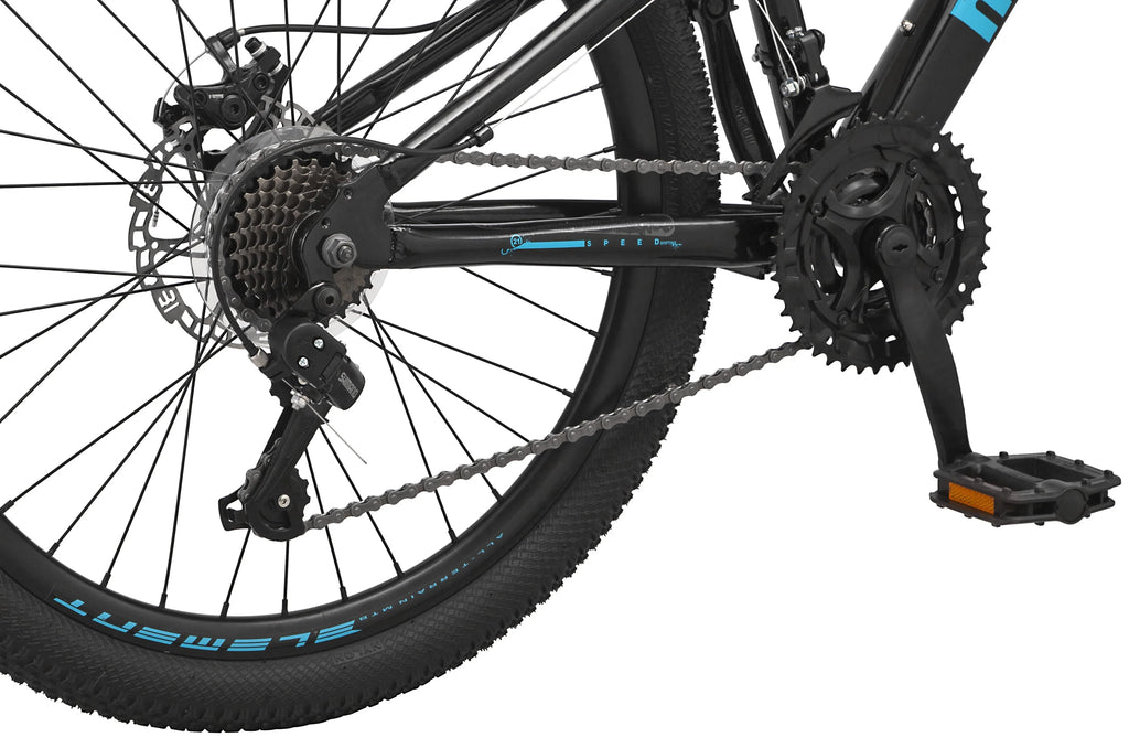 24" Durham Mountain Bike, 21 Speeds, Black