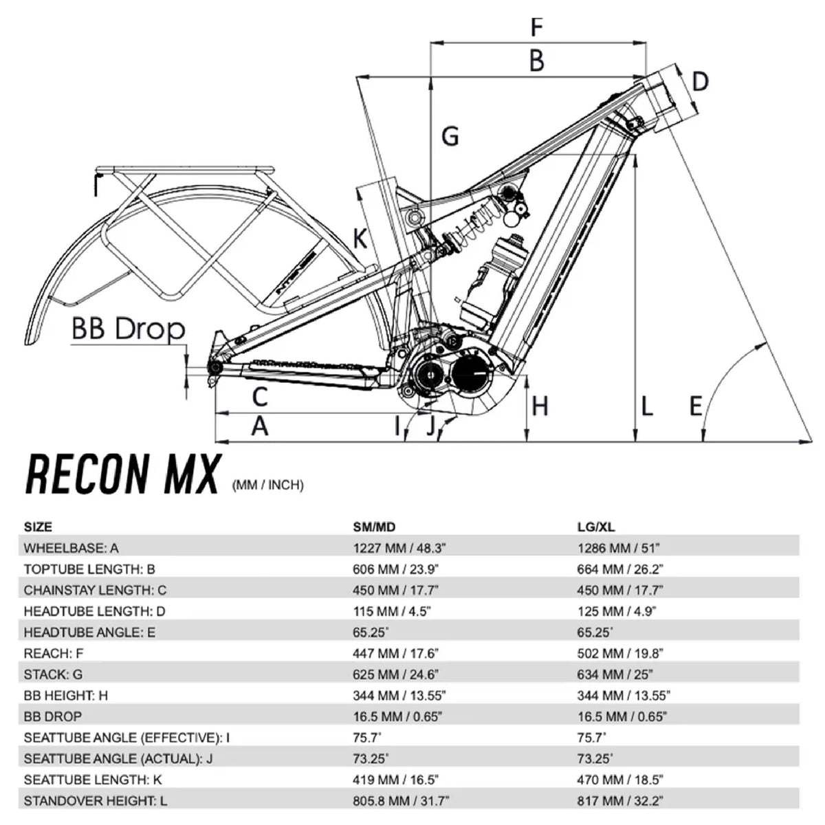 INTENSE RECON MX Adventure Adult S/M Electric Mountain Bike with Shimano Steps E7000 Motor, 11 - Speed Gears, 27.5" Wheels, DVO Suspension, 504 Wh Integrated Battery, Custom Rack and Bag Set Included