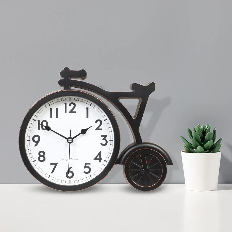 Modern Resin Table Clock – Decorative Desk & Living Room Home Decor
