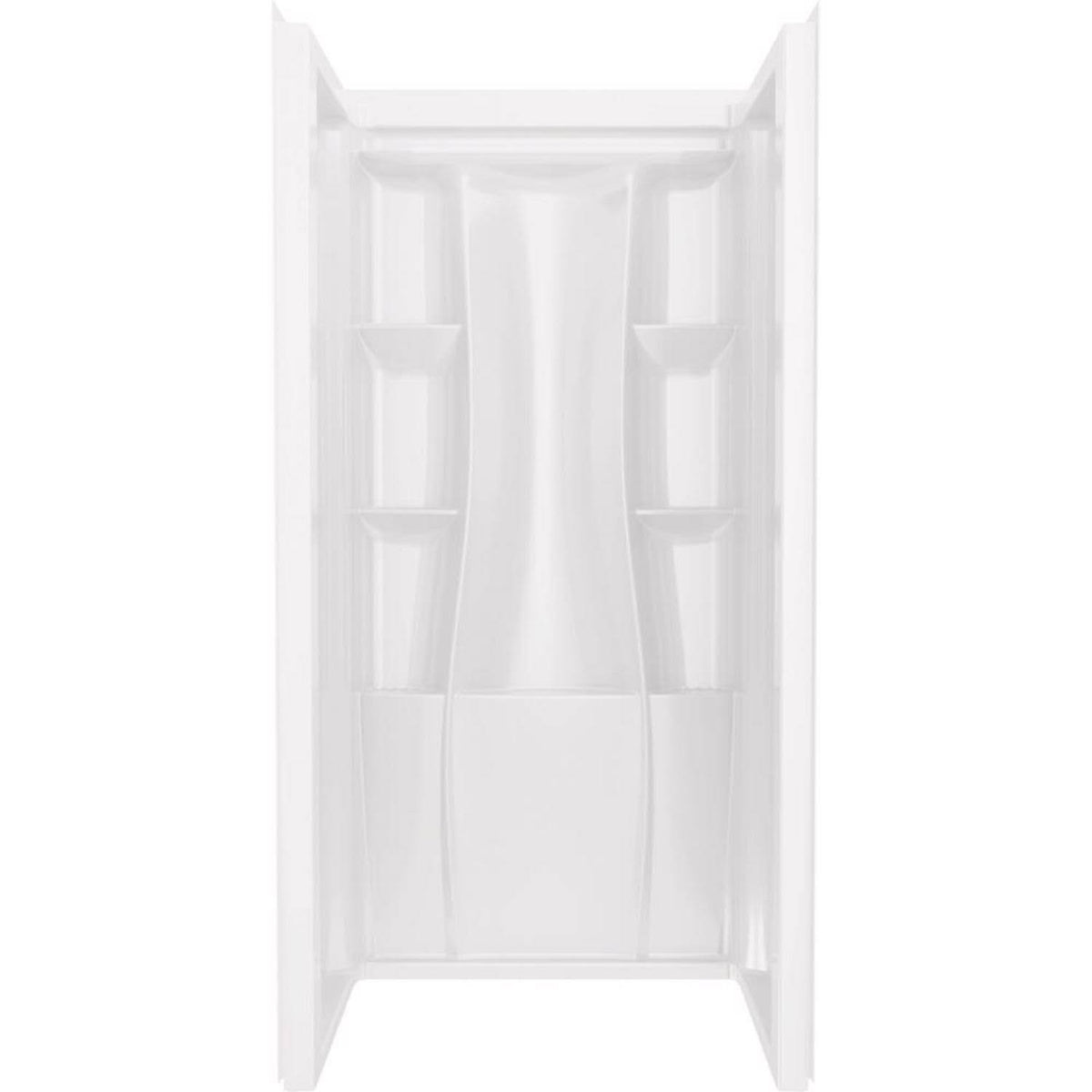 Delta Classic 500 73-1/4 in. H x 36 in. W x 36 in. L White Shower Wall