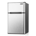 Euhomy Mini Fridge with Freezer, 3.2 CU.FT Mini Refrigerator with Freezer, Dorm Fridge with Freezer 2 Door for Bedroom/Dorm/Apartment/Office - Food