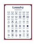 Laundry Symbols Guide Magnet Sign by Jot & Mark