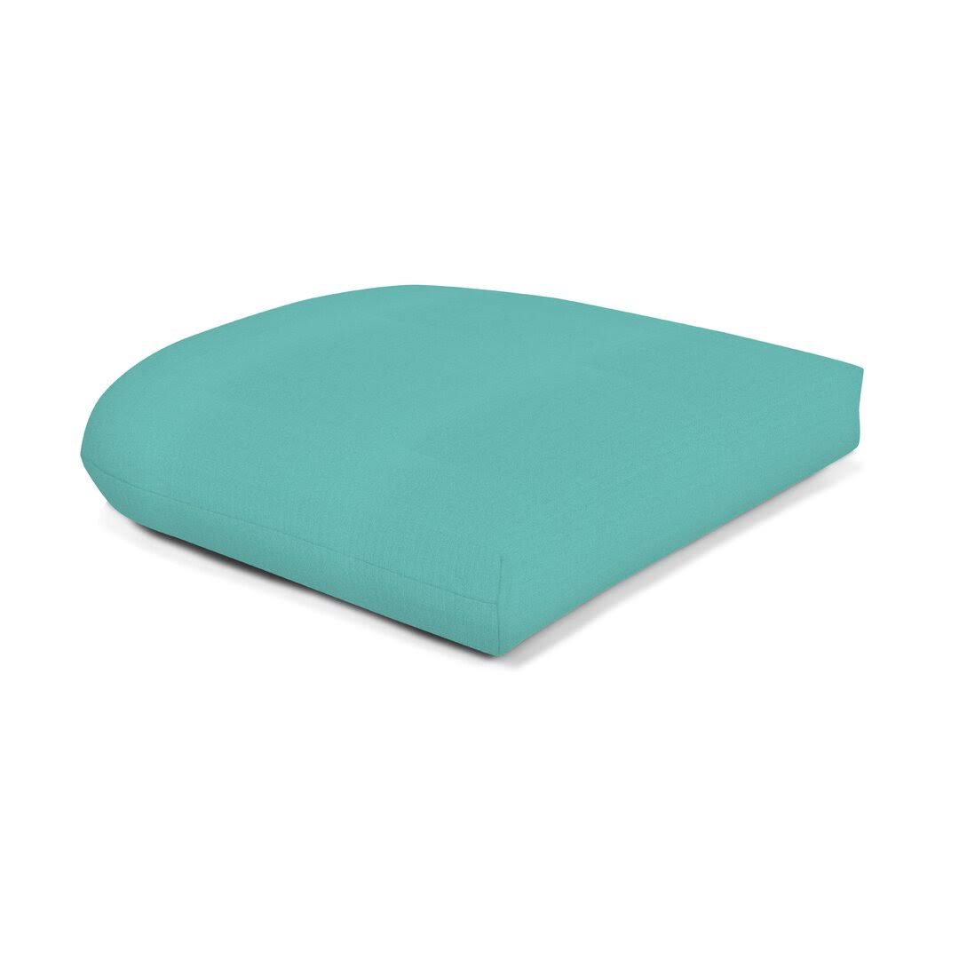 Outdoor Sunbrella Seat Cushion Latitude Run Fabric: Canvas Aruba