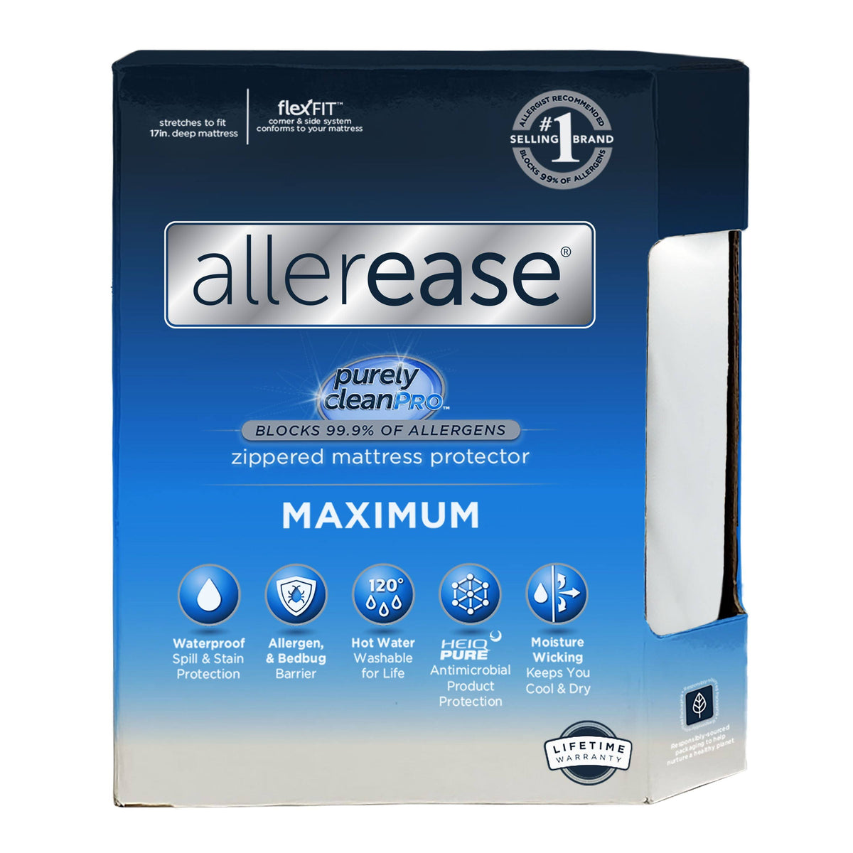 Allerease Maximum Mattress Protector Full