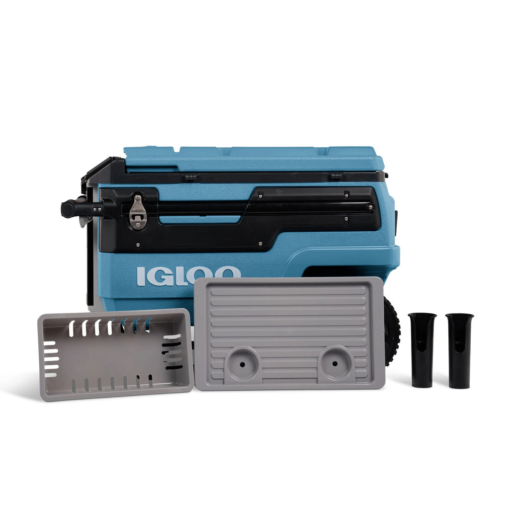 Igloo 70 QT Trailmate Journey Rolling Cooler, Carbonite Gray