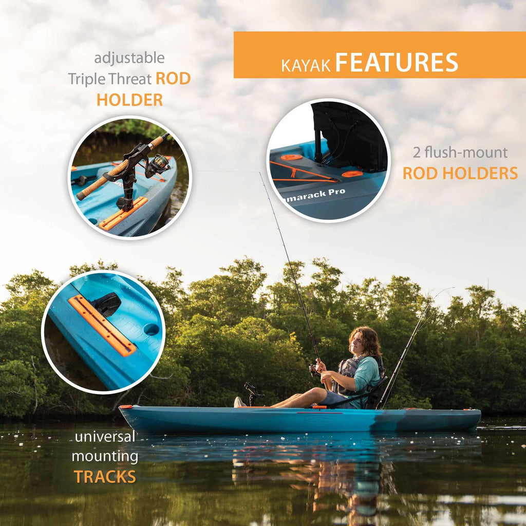Lifetime Tamarack Pro 123 in Sit - on - Top Kayak, Eclipse Fusion (91058)