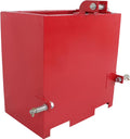Labwork 3 Point Hitch Ballast Box 800 lb Tractor Ballast Box with 2 Receiver Replacement for 3 Point Category 1 Tractors