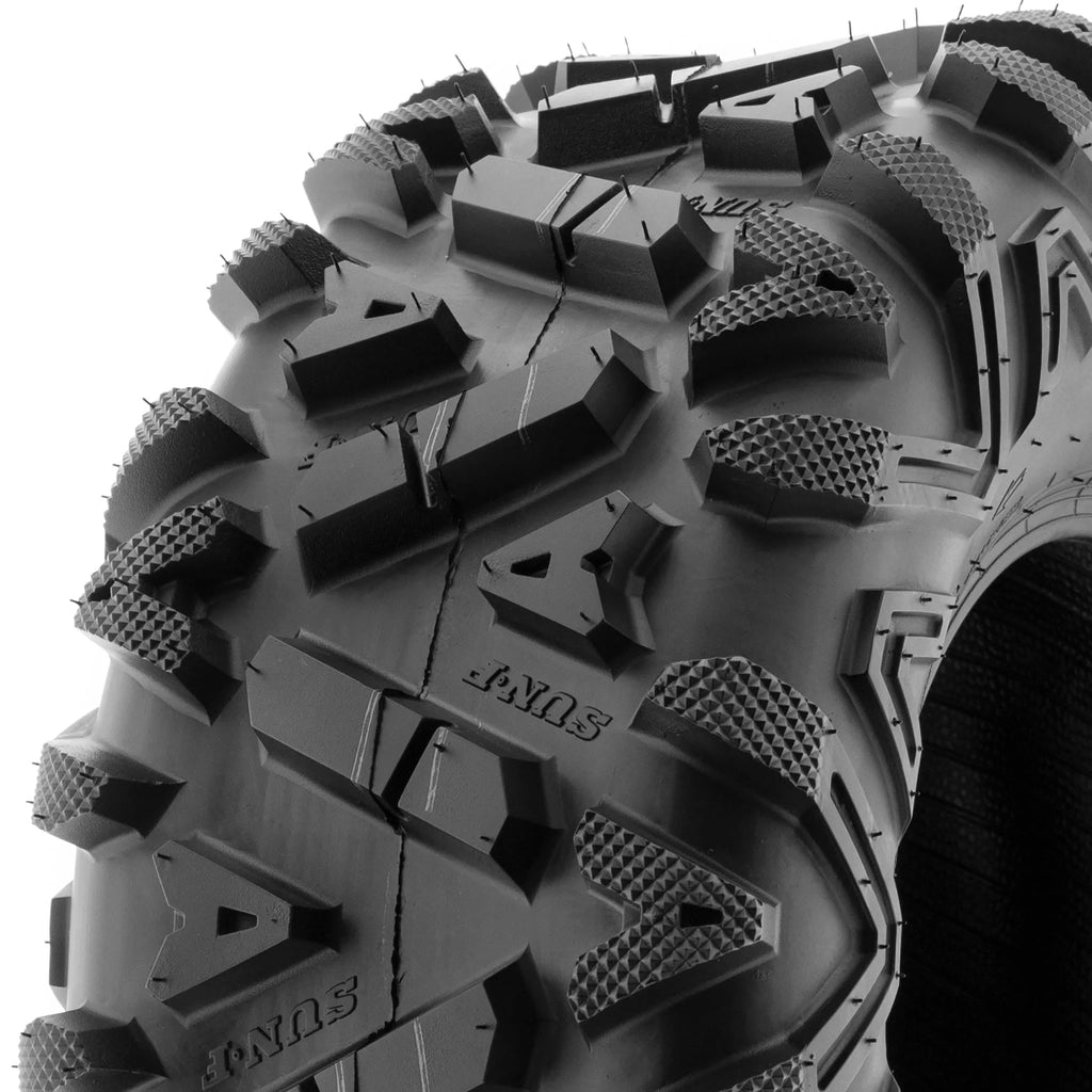 Sunf All-Terrain ATV UTV Tires 25x10 - 12 25x10x12 6 PR A033 (Pair of 2)