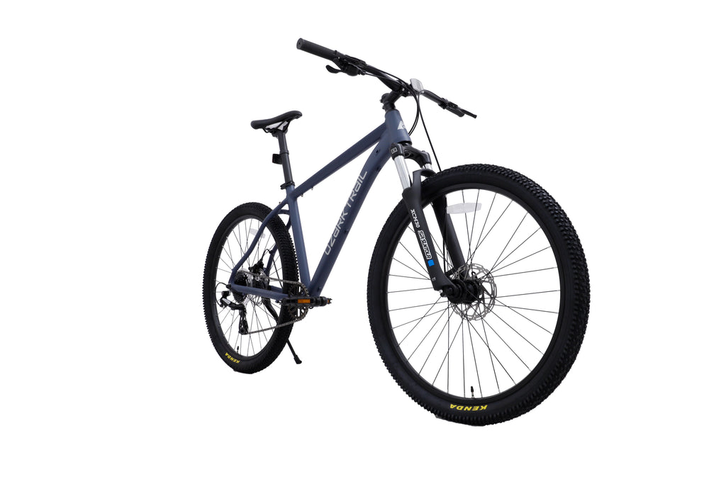 27.5" Ozark Trail M.2 Ridge Mountain Bike, Medium Frame, Fits Riders 5'3" - 5'8", Blue, Adult, Unisex
