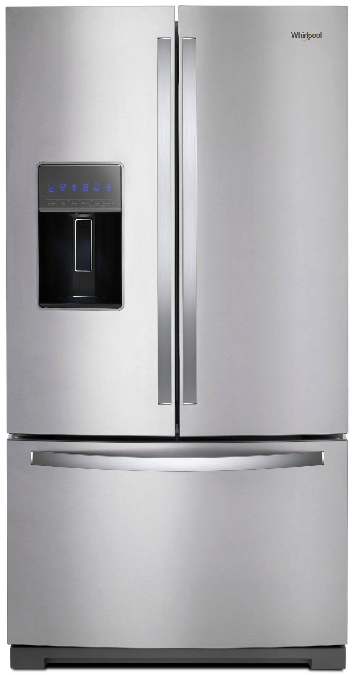 WRF767SDHZ | Whirlpool 36" 27 Cu. ft. French Door Refrigerator - Stainless Steel