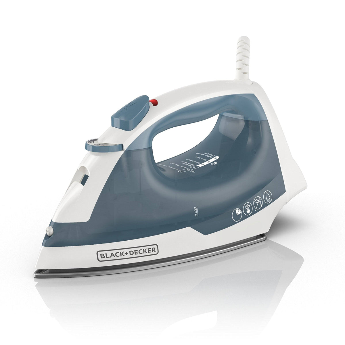 Black+decker Easy Steam Compact Iron, Ir40v