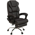 Vinsetto Bürostuhl mit Massagefunktion, ergonomisch, liegefähig, 63x57x118, Braun
