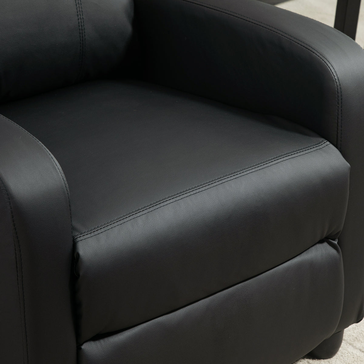 HOMCOM Massagesessel mit Liegefunktion, Relaxsessel mit Massagefunktion, Fernsehsessel mit Fernbedienung, Massagesofa mit Rückenlehne, elektrisch, Schwarz