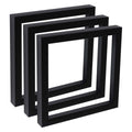 Gotham Deep Gallery Frames Set of 3 Professional Made to Order No Glass/Backing Size: 12 inch x 12 inch Black