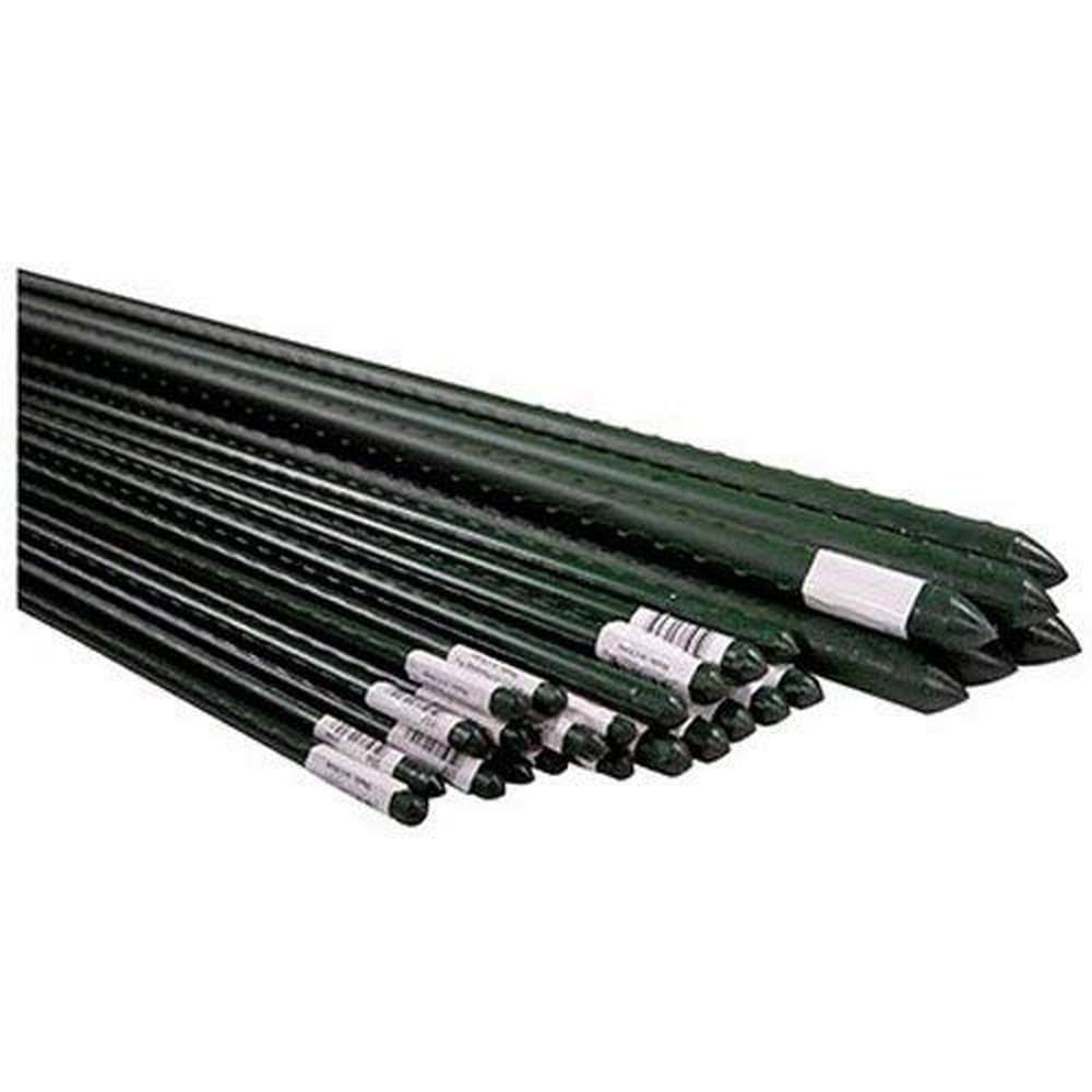 Steel Plant Stakes, Green Coated, 2', 4 pk., Bond, Smg12035