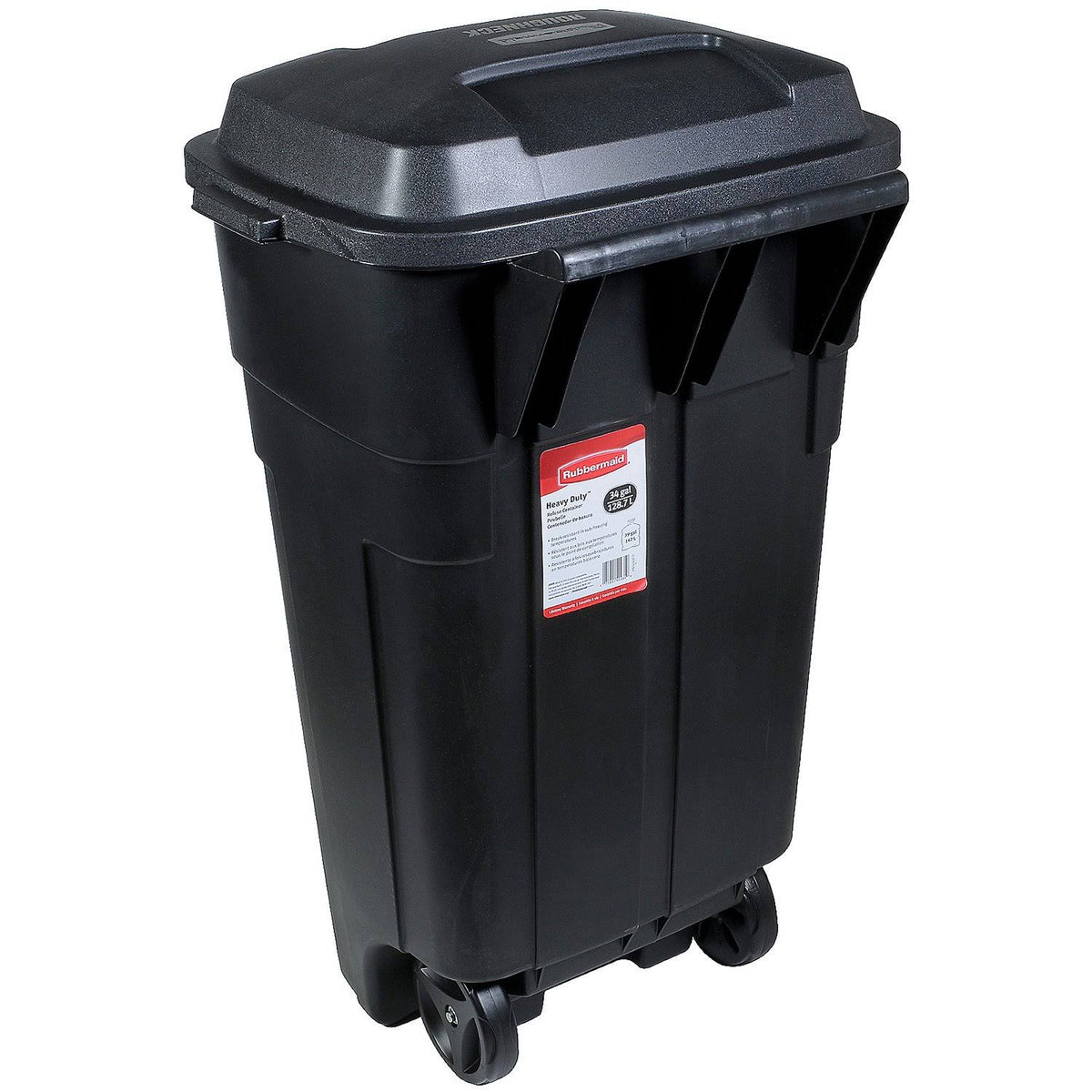 Rubbermaid Roughneck 34 gal. Plastic Garbage Can