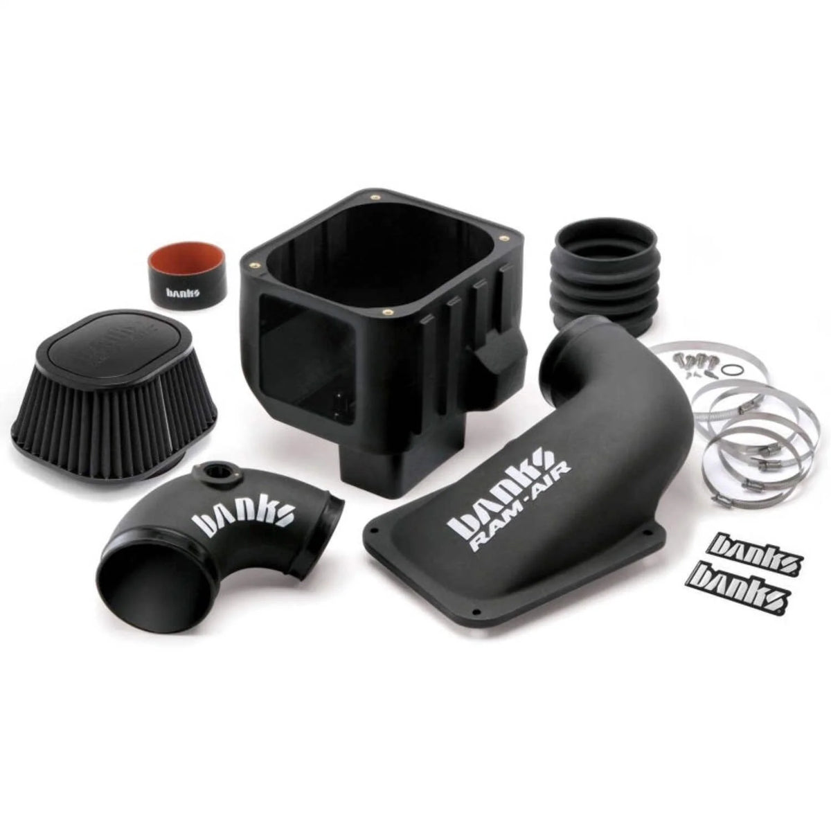 Banks Power 06 - 07 Chevy 6.6 L LLY/LBZ Ram - Air Intake System - Dry Filter Fits Select: 2006 - 2007 CHEVROLET SILVERADO, 2006 - 2007 GMC SIERRA