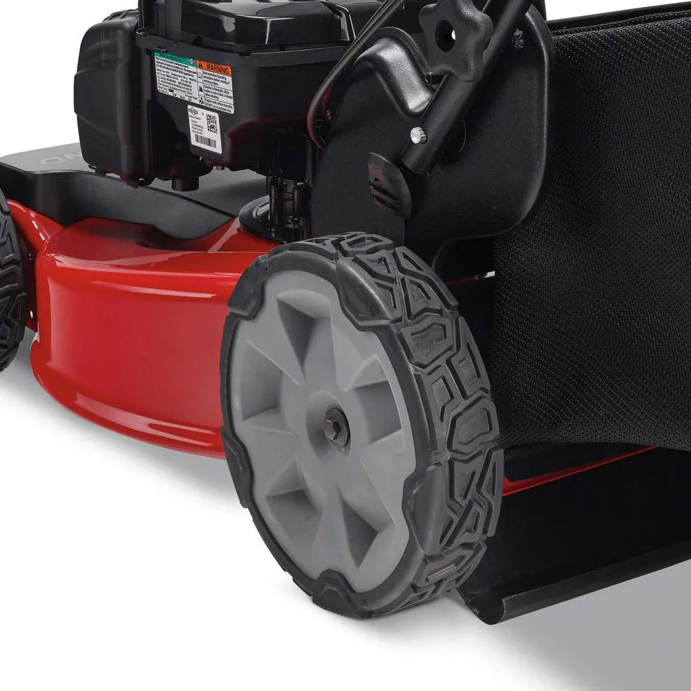 Toro 21442 22 in. Recycler Briggs & Stratton High Wheel FWD Gas Walk Behind Self Propelled Lawn Mower with Super Bagger