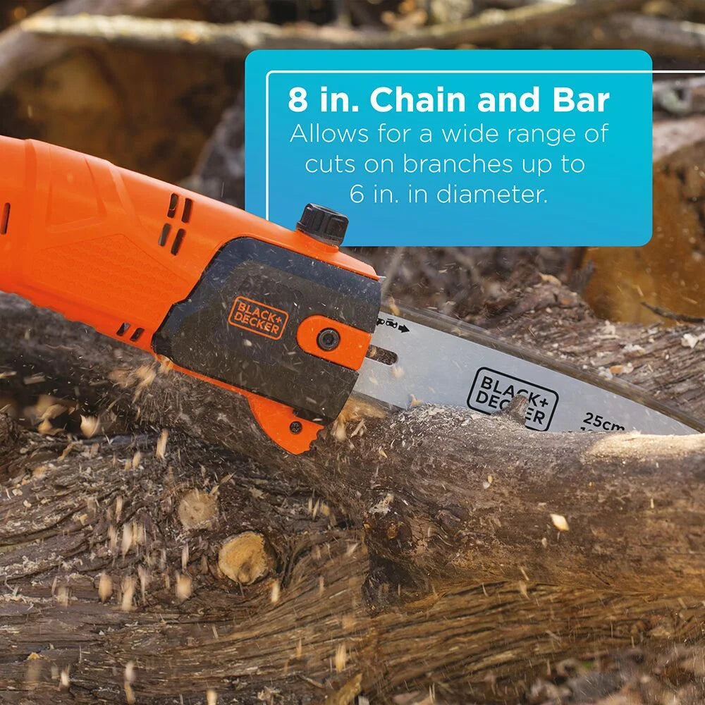 BLACK+DECKER 20V Max* Lithium Pole Pruning Saw, Bare Tool Only (LPP120B)