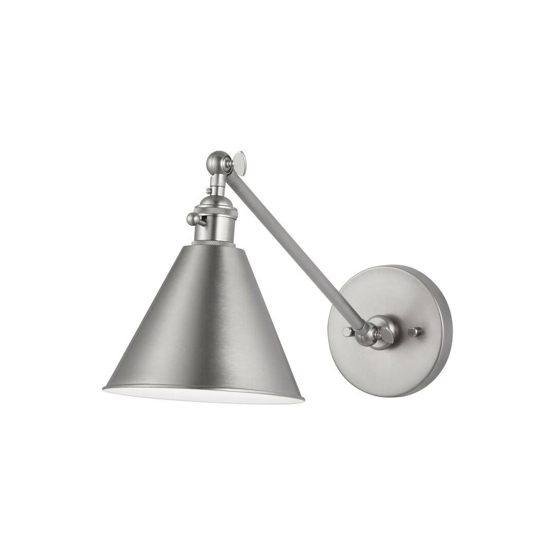 Salem 1-Light Wall Sconce in Brushed Nickel