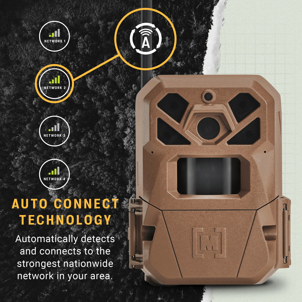 Moultrie Edge 2 Cellular Trail Camera (2PK) - 36MP Photo, 1080p Video - Nationwide LTE - on Demand