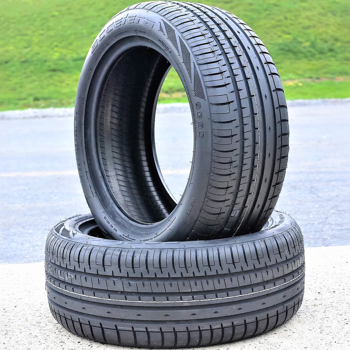 Set of 4 (FOUR) Accelera Phi - R 225/55R17 101W XL A/S High Performance Tires