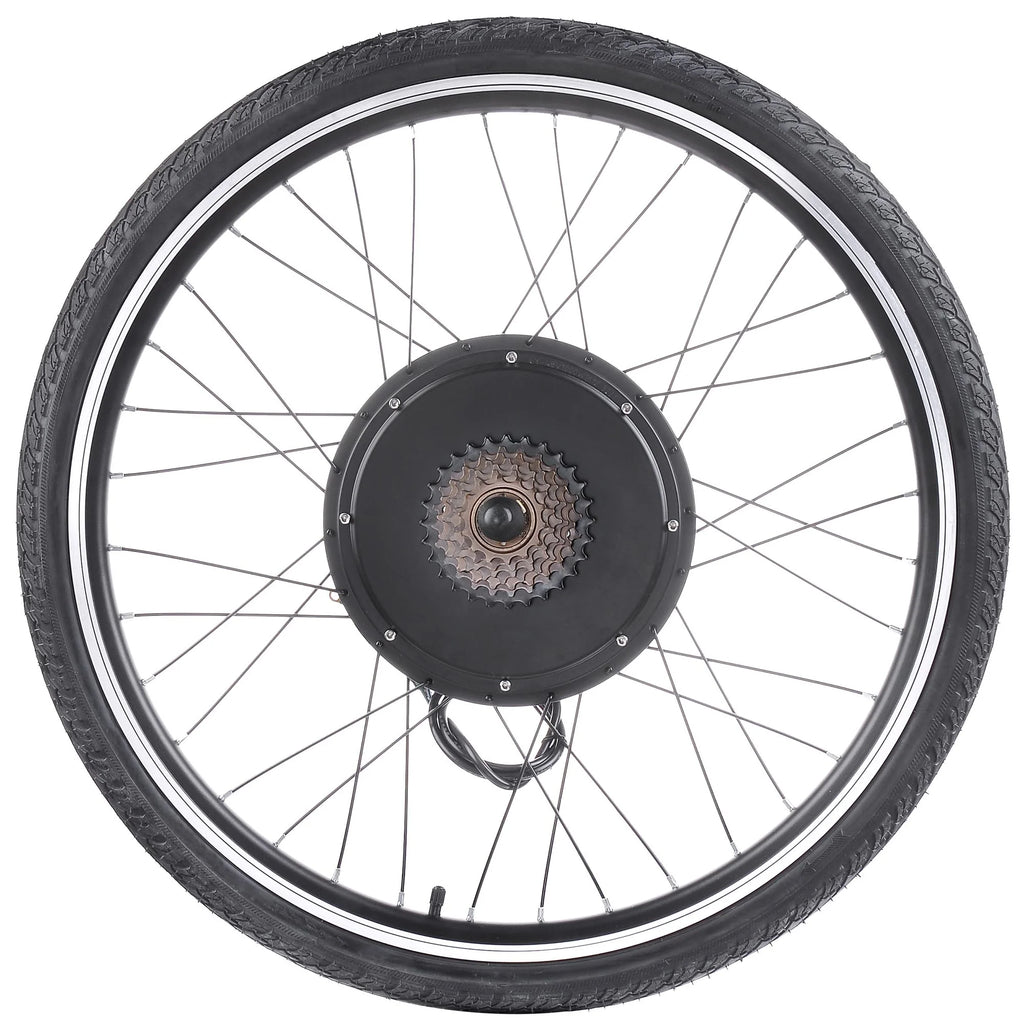 Yescom Electric Bike Conversion Kit 48V 1000W 26" Front Wheel E - Bike Conversion Kit Dual Mode Controller
