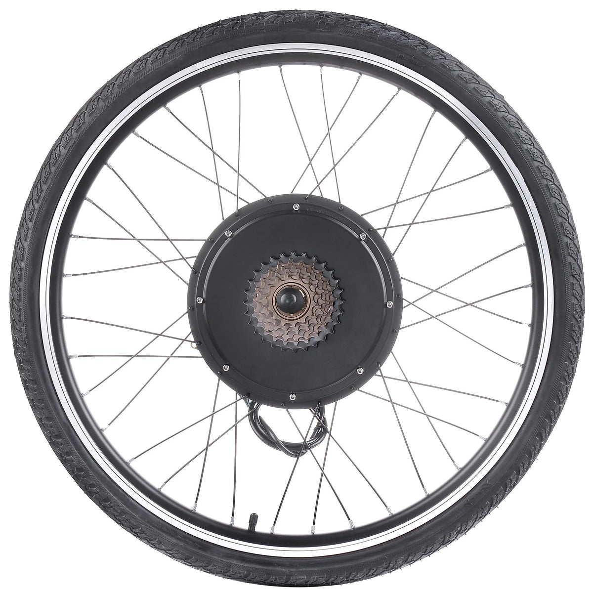 Yescom Electric Bike Conversion Kit 48V 1000W 26" Front Wheel E - Bike Conversion Kit Dual Mode Controller