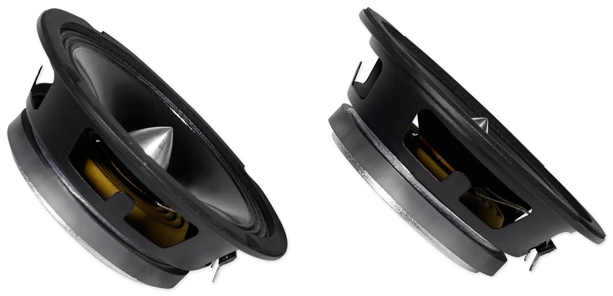 2) Pairs Rockville X6.5C Competition 6.5" 1000 Watt Component Car Audio Speakers