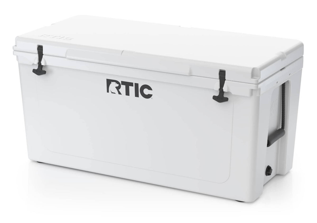 RTIC 145 qt Ultra-Tough Cooler, Insulated Portable Ice Chest for Beach, Drink, Beverage, Camping, Picnic, Fishing, Boat, Barbecue, White