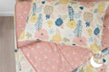 Zipper Blossom Nod & Winks Bedding Pink Floral Design, POLYESTER, Full