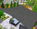 Asteroutdoor Sun Shade Sail Rectangle 12' x 16' UV Block Canopy for Patio Backyard Lawn Garden Outdoor Activities, Graphite