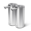 simplehuman 9 oz. Rechargeable Sensor Soap Pump - Brushed Stainless Steel