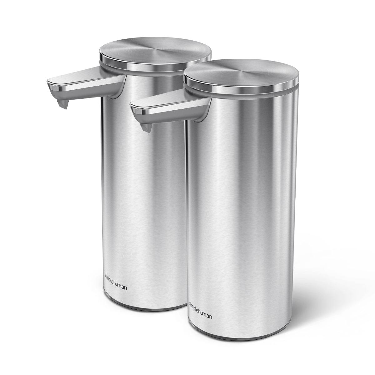 simplehuman 9 oz. Rechargeable Sensor Soap Pump - Brushed Stainless Steel