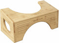 Squatty Potty The Original Toilet Stool - Bamboo Flip, 7" & 9" Height, Brown