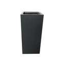 Kante RF0002B-C60121 Lightweight Concrete Modern Rectangle Outdoor Planter, Charcoal