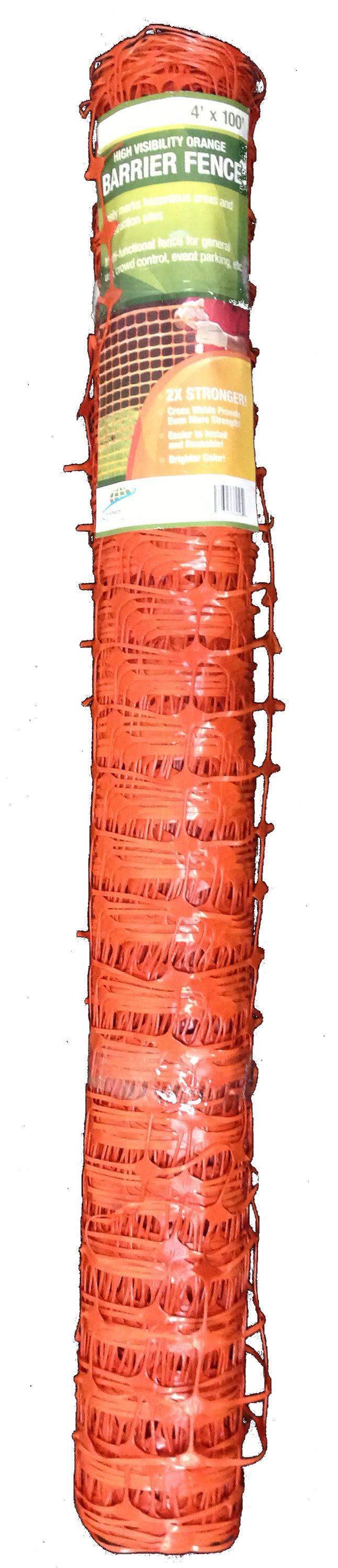 Hanes Geo Components Heavy-Duty Safety Fence, Orange, 4-ft. x 100-Ft.