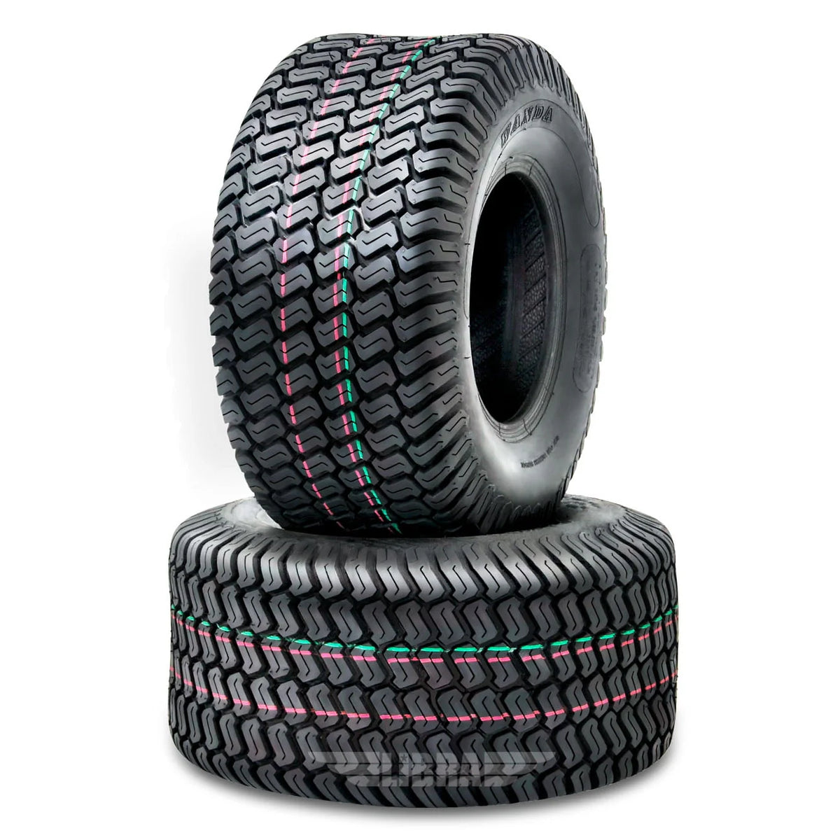 2 New WANDA 18x9.50 - 8 Lawn Mower Utility/ Golf Cart Turf Tires P332 - 13032