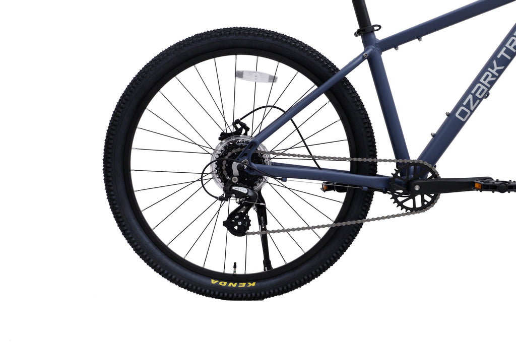 27.5" Ozark Trail M.2 Ridge Mountain Bike, Medium Frame, Fits Riders 5'3" - 5'8", Blue, Adult, Unisex