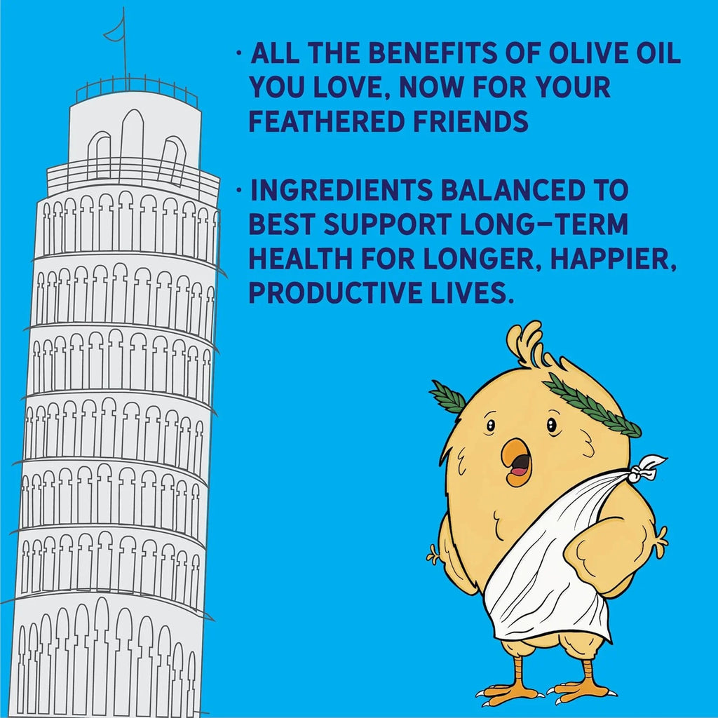 New Country Organics I Organic Olive Oil Layer Feed for Laying Hens | Corn - Free, Soy - Free | 17% Protein | High Omega - 3 Chicken Feed | Organic Chicken Layer Food for Healthy Eggs & Hens | 40 lb