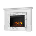 Real Flame Merced Grand Electric Fireplace in White