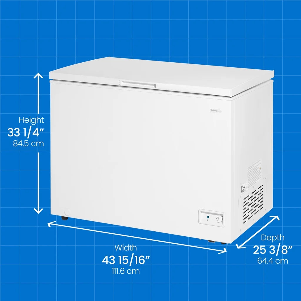 Danby DCF035A6WM 3.5 Cu. Ft. Square Model Chest Freezer DOE
