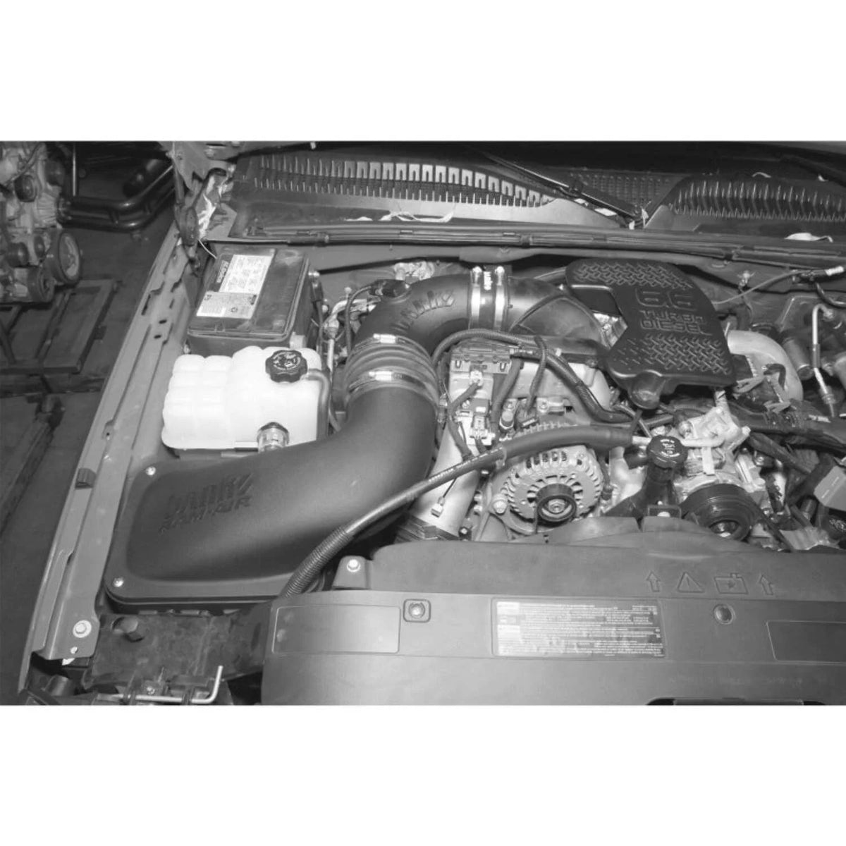 Banks Power 06 - 07 Chevy 6.6 L LLY/LBZ Ram - Air Intake System - Dry Filter Fits Select: 2006 - 2007 CHEVROLET SILVERADO, 2006 - 2007 GMC SIERRA