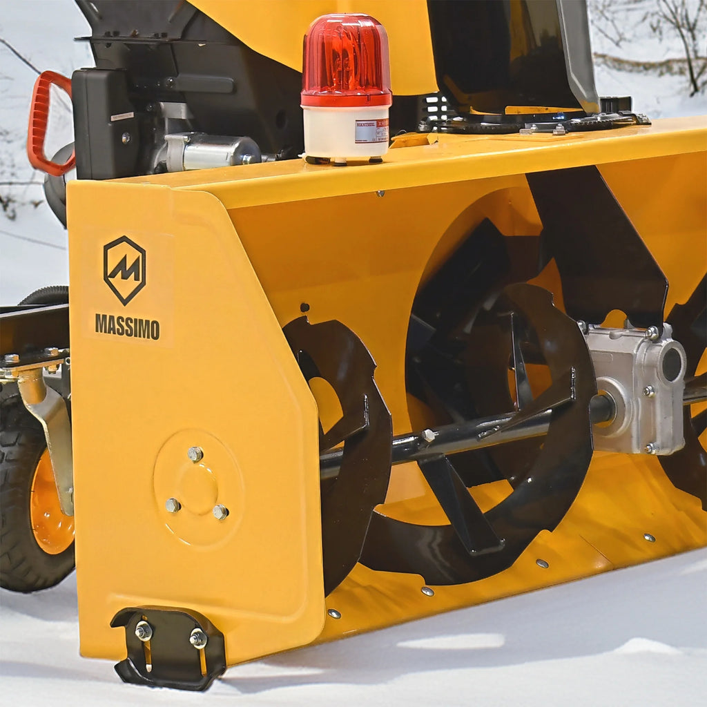 Massimo 60" Snow Blower 2 - Stage - 13HP 420cc Gas Powered UTV/ATV Attachment for Heavy Duty Snow Removal