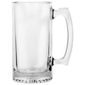 Glass Sports Mugs with Handles, 26.5 oz.