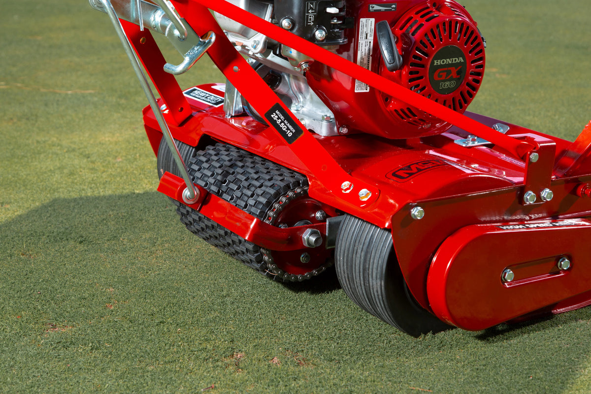 Mclane 7 - Blade Gas Powered Reel Lawn Mower, 25" Cutting Width, with Honda GX160 Engine