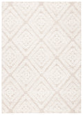 Safavieh Micro-Loop MLP907A Handmade Beige / Brown Rug - 5' x 8'